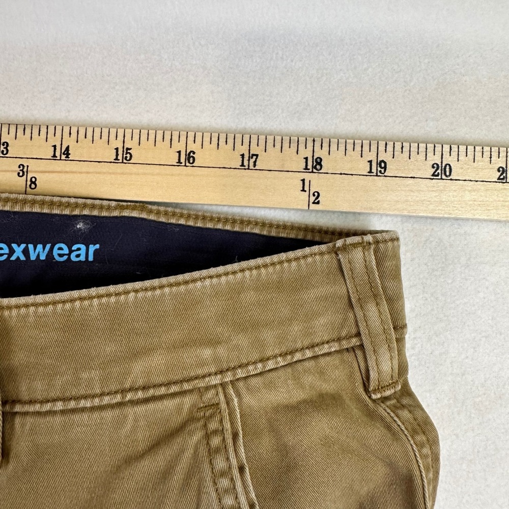 Sonoma Goods For Life Mens 38x31 Flexwear Cargo Pants Khaki Tan Straight Leg - Picture 3 of 12